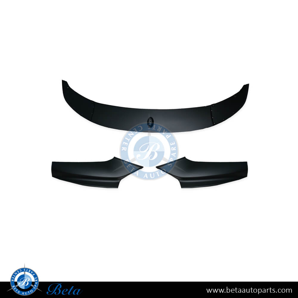 Front Bumper Lower Spoiler M-Performance Matt Black color for BMW 5 Series F10 2010-2016 models, Part Number 51192219338 Front Bumper Lower Spoiler M-Performance Matt Black color for BMW 5 Series F10 2010-2016 models, Part Number 51192219338